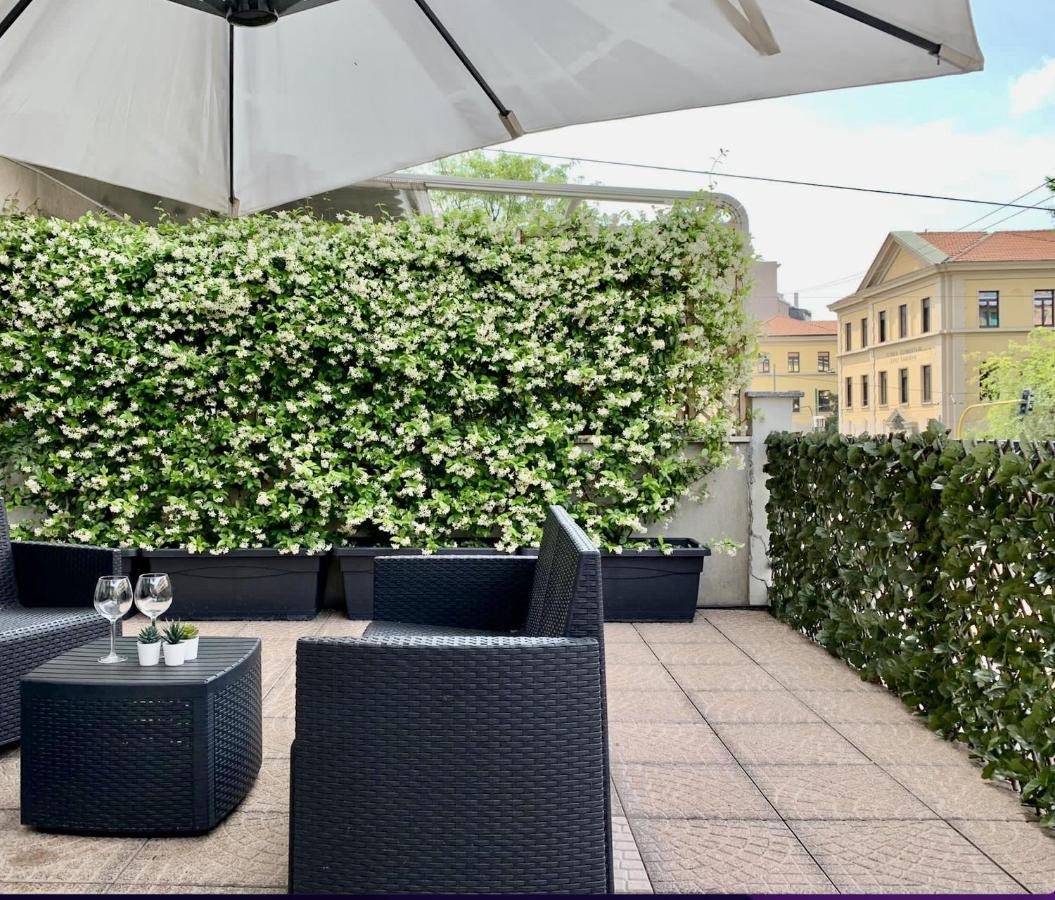 Bright Terrace In Milano Apartamento Exterior foto